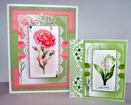 Birth Month Flowers 5x7 inch Mini Kits by Kristina Norbat