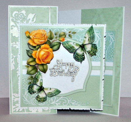 Garden Roses & Butterflies Mini Kit by Kristina Norbat