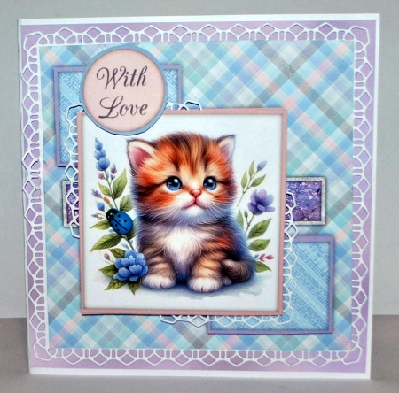 Floral Kitten Mini-Kit by Kristina Norbat