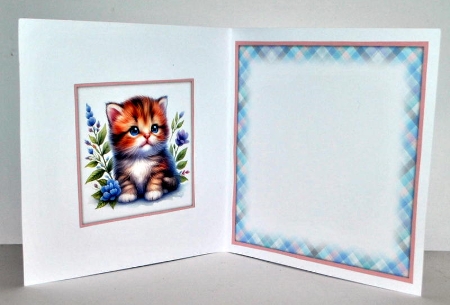 Floral Kitten Mini-Kit by Kristina Norbat