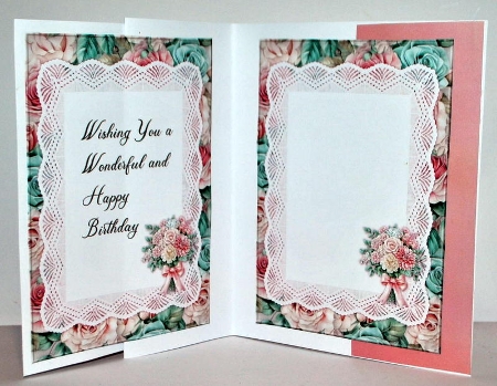 A5 Pastel Roses Bouquet Mini kit by Kristina Norbat