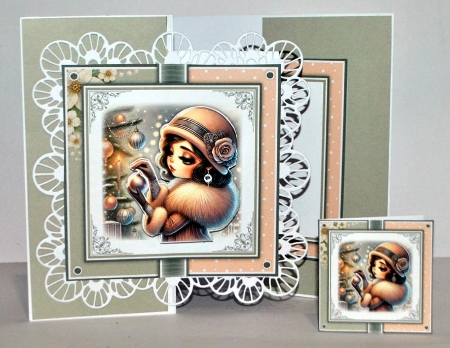 Art Deco Tree Decorating Mini Kit by Kristina Norbat
