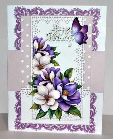 Magnolia Blossoms A5 Mini Kit by Kristina Norbat