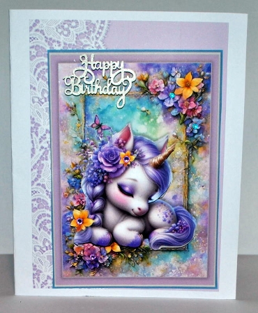 Beautiful Sleeping Unicorn Wishes by Kristina Norbat