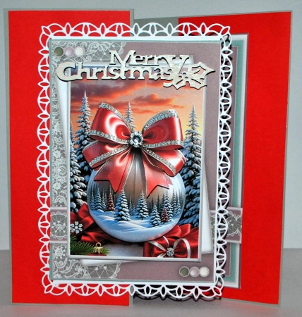 Winter Scene Beautiful Bauble 2 by Kristina Norbat