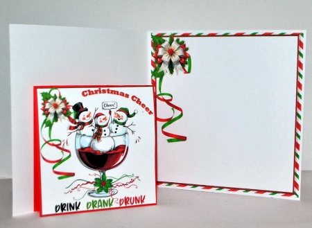 7x7 Christmas cheer choice of four mini kit by Kristina Norbat