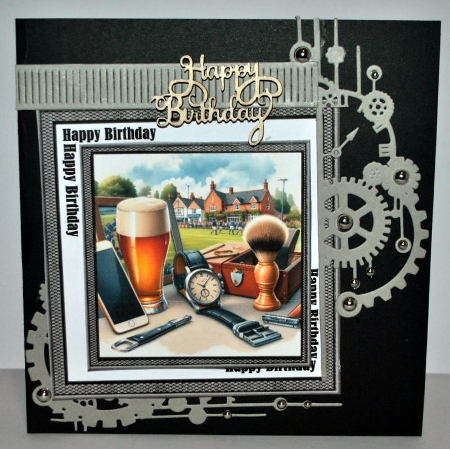 Male Card Birthday Beer Mini Kit by Kristina Norbat