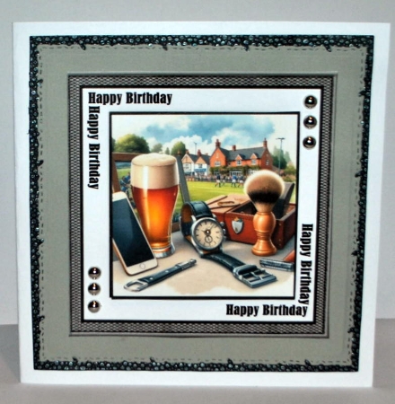 Male Card Birthday Beer Mini Kit by Kristina Norbat