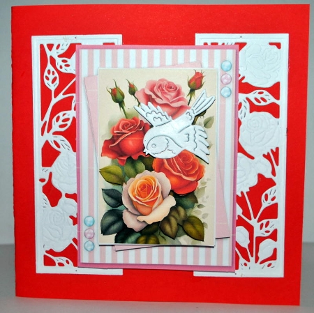 Pretty In Pink Butterfly Flower Bouquet 3 by Kristina Norbat
