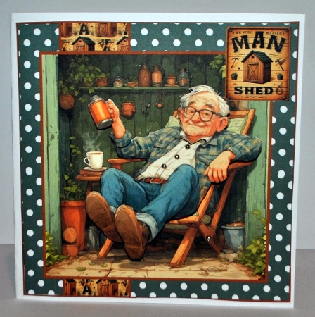 Man shed and a cuppa by Kristina Norbat