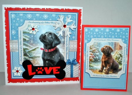 5x7, 6x6, 7x7 - DREAMING OF A WHITE CHRISTMAS SET 1 by Kristina Norbat