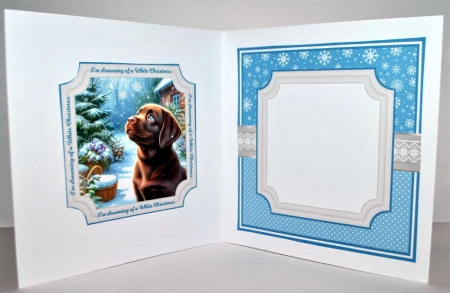 5x7, 6x6, 7x7 - DREAMING OF A WHITE CHRISTMAS SET 1 by Kristina Norbat