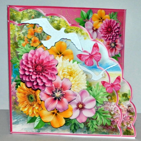 Summer Fields - Shell Front Card Mini Kit by Kristina Norbat