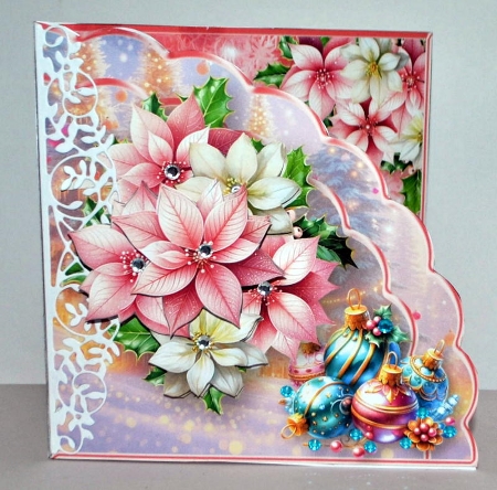 Baubles and Flowers - Shell Front Card Mini Kit by Kristina Norbat
