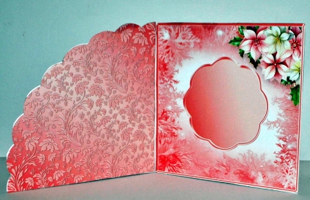 Baubles and Flowers - Shell Front Card Mini Kit by Kristina Norbat