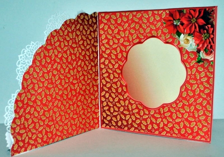 Christmas Bouquet - Shell Front Card Mini Kit by Kristina Norbat