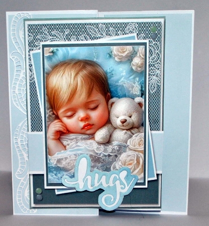 Set Of 3 ~ New Baby Greetings by Kristina Norbat