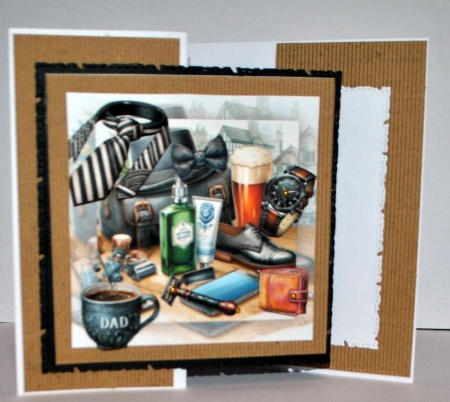 Male  7x7 Quick Card Gentleman by Kristina Norbat