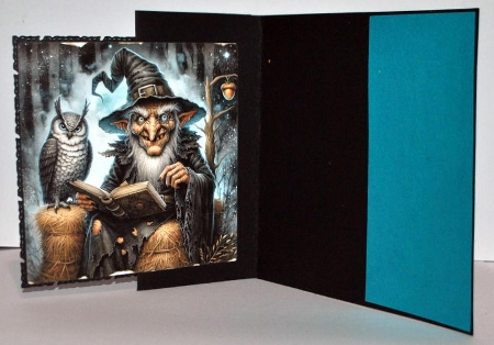 Wizard reading ancient spells REQUESTED by Kristina Norbat