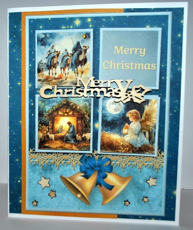 The Nativity - Squares Card Mini Kit by Kristina Norbat