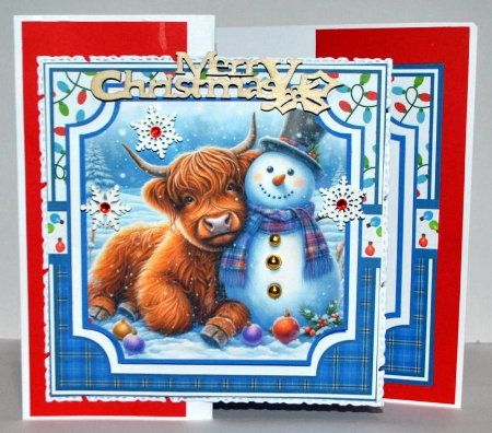CHRISTMAS CUDDLES 6X6 by Kristina Norbat
