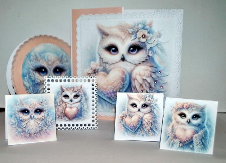 Beautiful owls CUSTOMER REQUEST KRISTINA  by Kristina Norbat