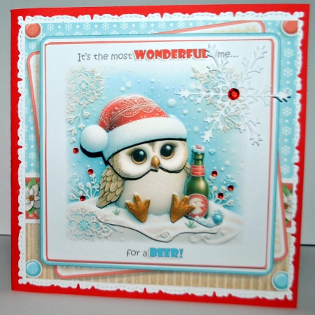 Owl Be Drunk This Christmas! by Kristina Norbat