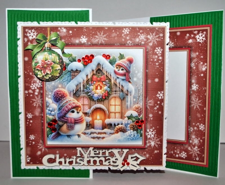 Cozy Winter Birds - 6x6 Mini Kit by Kristina Norbat