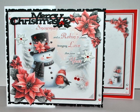 Snowman Smiles And A Robins Cheer by Kristina Norbat