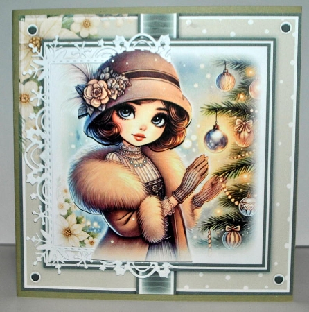 Art Deco Tree Decorating 3 by Kristina Norbat