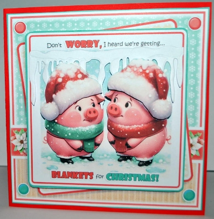 DONT WORRY, I HEARD WE ARE GETTING BLANKETS FOR CHRISTMAS by Kristina Norbat