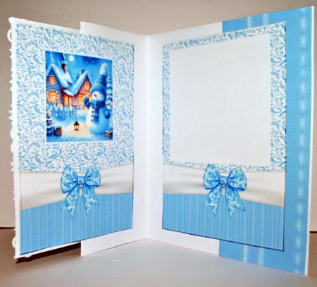 Cozy Snowman Mini Kit 5x7  kit 2 by Kristina Norbat