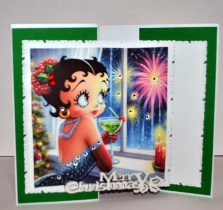 Betty Boop at Christmas by Kristina Norbat