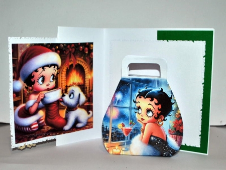 Betty Boop at Christmas by Kristina Norbat