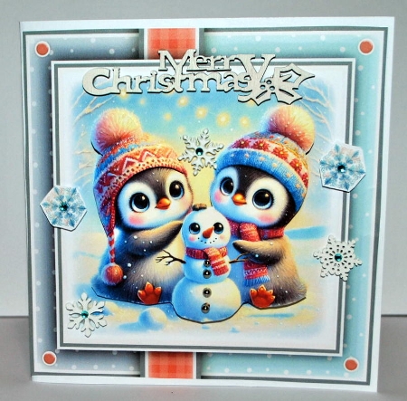 Snowman Penguins Mini Kit by Kristina Norbat