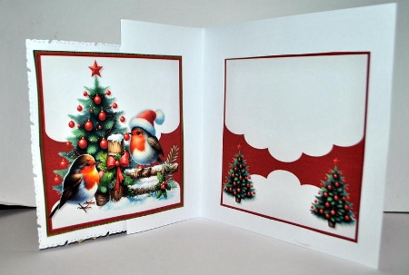 Cute Robin Santa Hat Mini Kit by Kristina Norbat