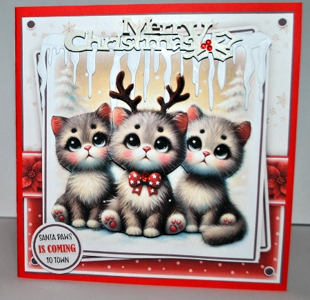 Meowy Christmas Mini Kit by Kristina Norbat
