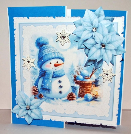 Happy Snowman Mini Kit by Kristina Norbat