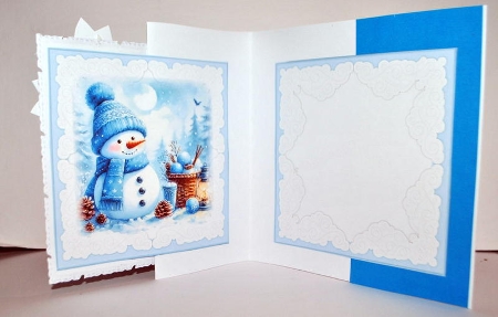 Happy Snowman Mini Kit by Kristina Norbat