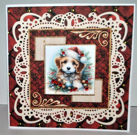 Puppy Christmas Mini-Kit by Kristina Norbat