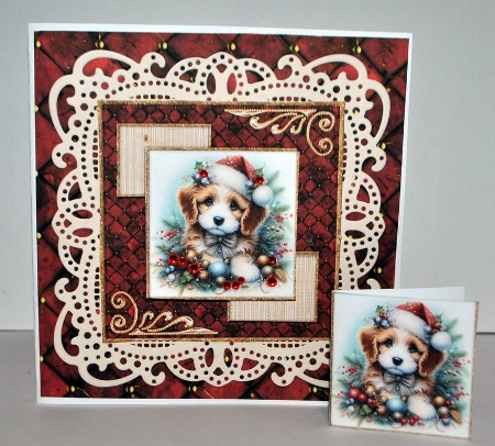 Puppy Christmas Mini-Kit by Kristina Norbat