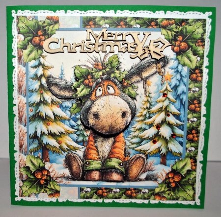 A cute festive Donkey by Kristina Norbat