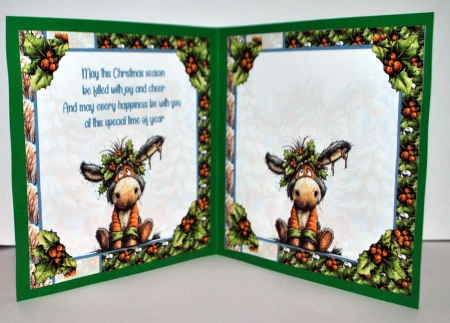 A cute festive Donkey by Kristina Norbat