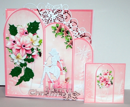 Pink Presents - Triple Arch Card Mini Kit by Kristina Norbat