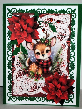 A5 Cute reindeer Mini   Kit by Kristina Norbat