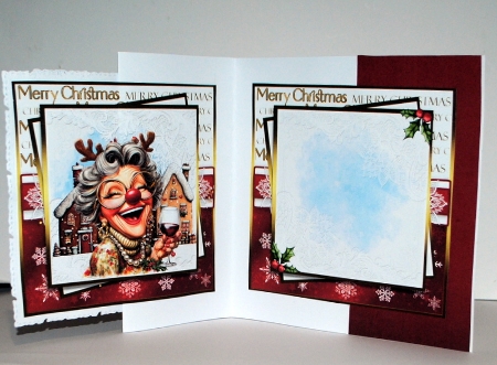 Eat drink and be merry Christmas by Kristina Norbat