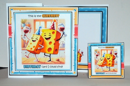 Cheesiest Birthday Card Mini Kit by Kristina Norbat