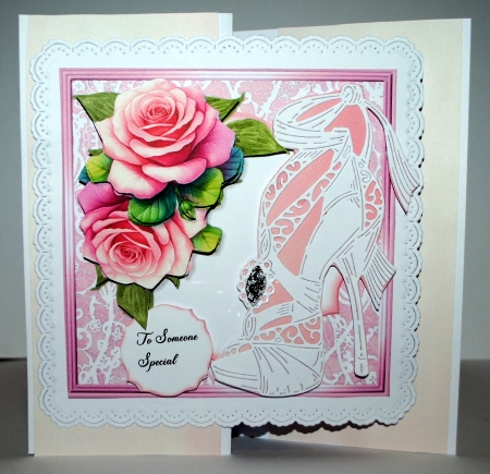 Pink Roses  & Lace Mini Kit by Kristina Norbat