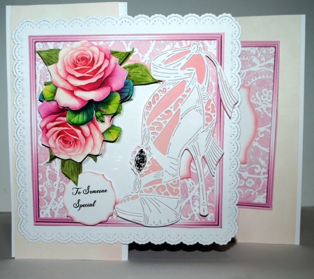 Pink Roses  & Lace Mini Kit by Kristina Norbat