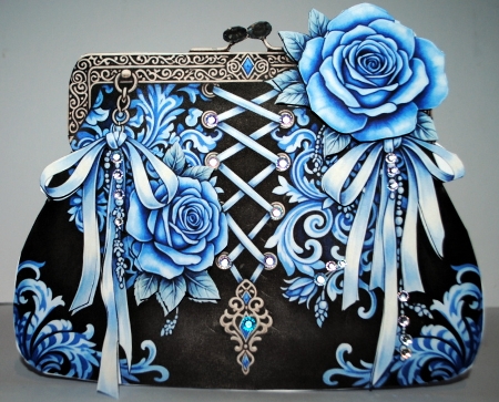 Victorian Rose Handbags CLIPART  by Kristina Norbat